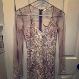 NWT tan dress just for those summer nights